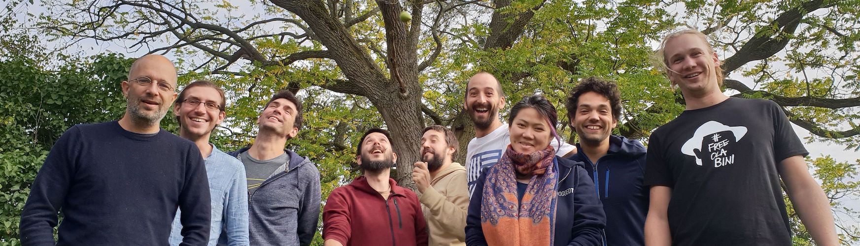 Photo de groupe ; sans Etienne, qui n’a pas pu venir.